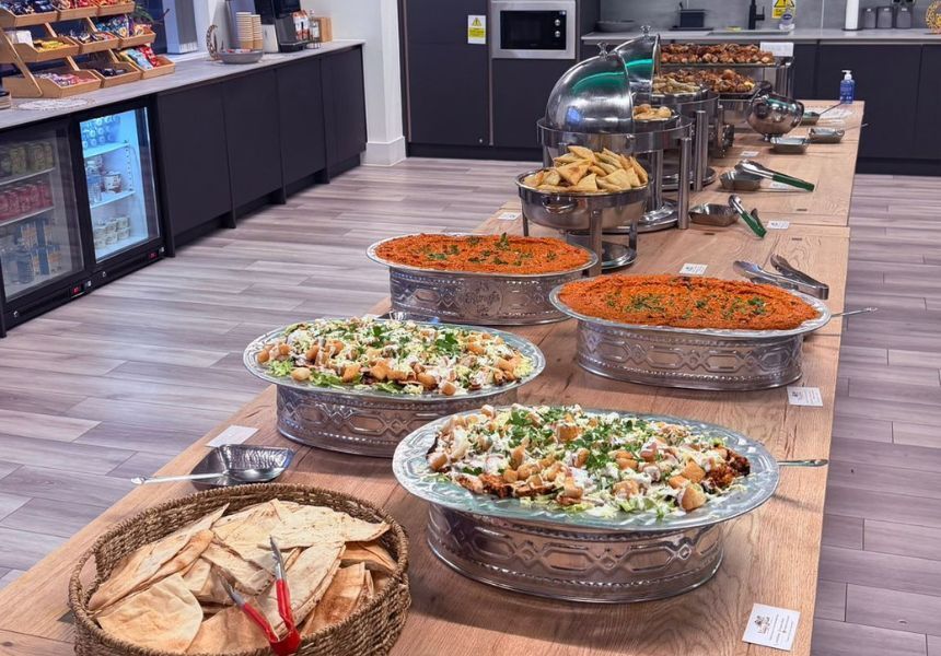 iftar food selection on a table