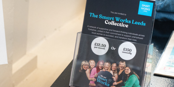 a leaflet on a table