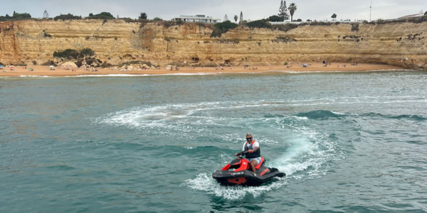 Man on jetski